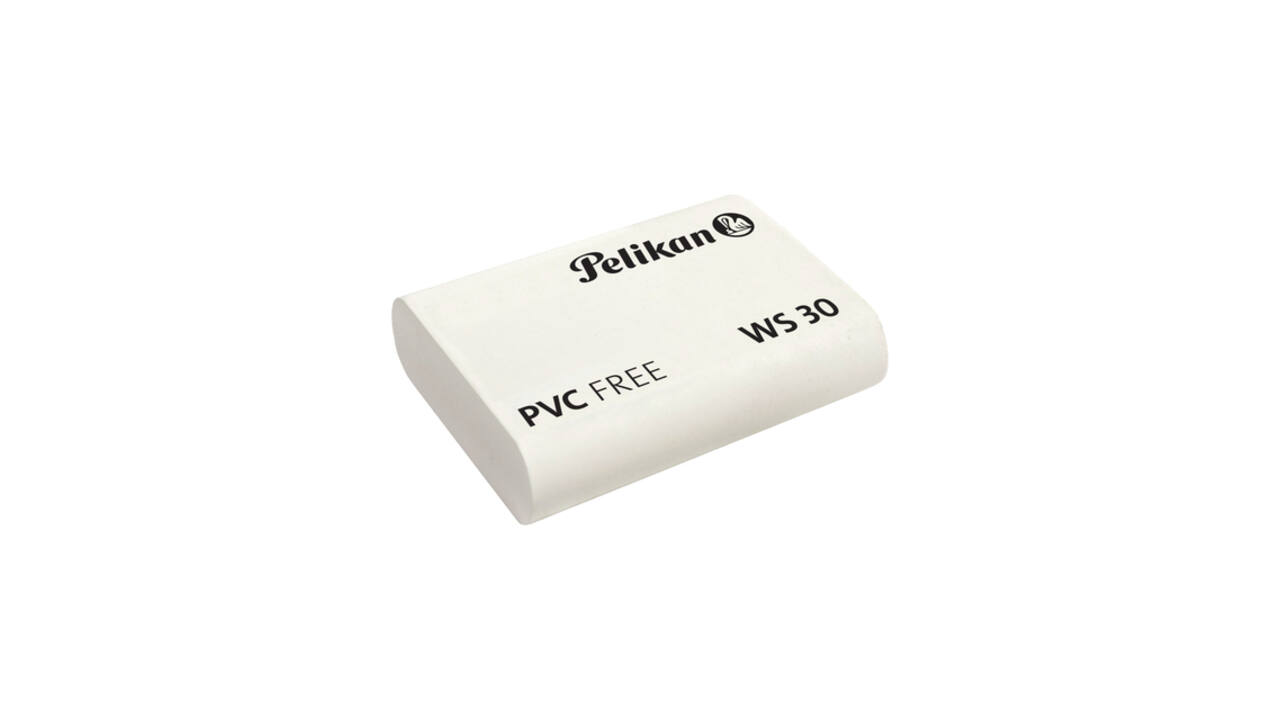 Gum Pelikan WS30 37x30x9mm potlood zacht  wit
