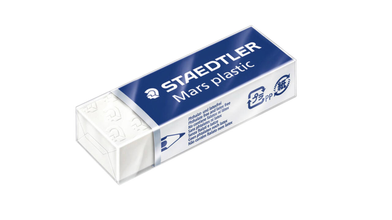 Gum Staedtler Mars 52650 65x23x10mm potlood wit