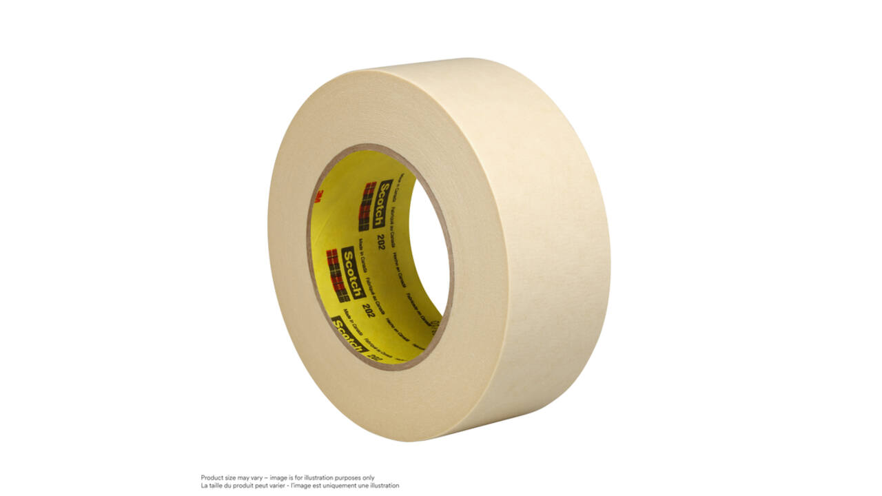 Afplaktape Scotch 202 18mmx50m crêpe beige