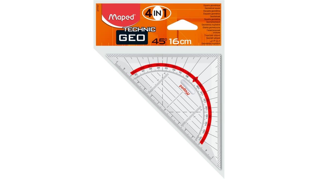 Geodriehoek Maped Technic 16cm