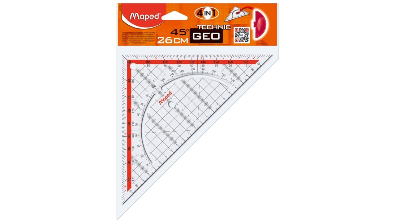 Geodriehoek Maped Technic 26cm