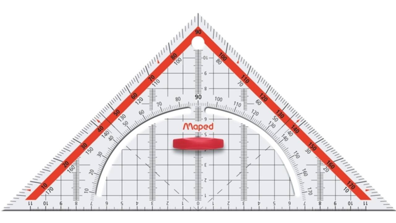 Geodriehoek Maped Technic 26cm