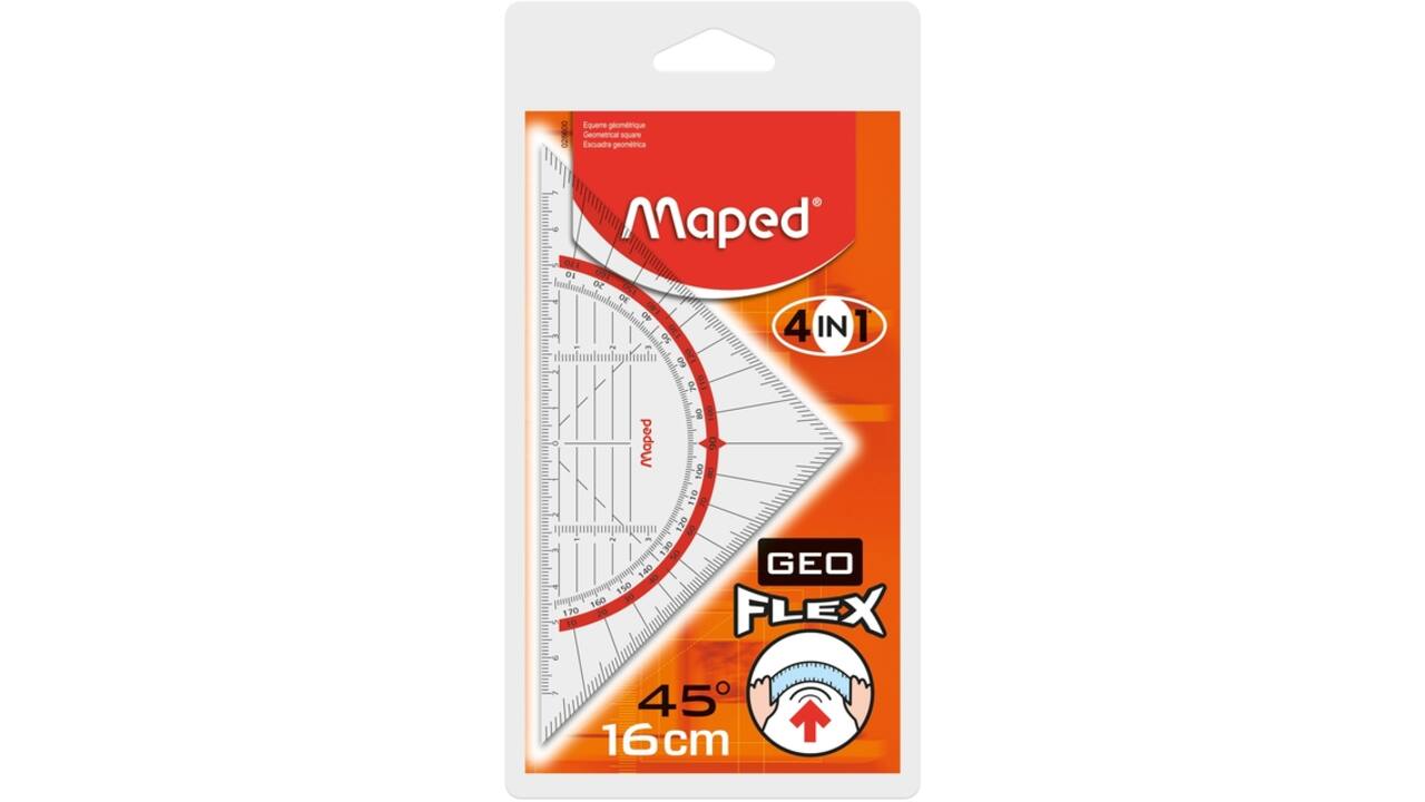 Geodriehoek Maped GeoFlex 16cm