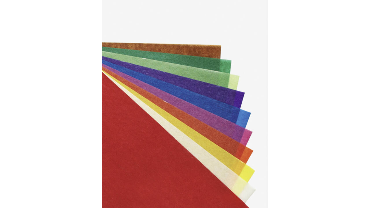Transparant papier Folia 18.5x29.7cm 42gr 10 vel 10 kleuren