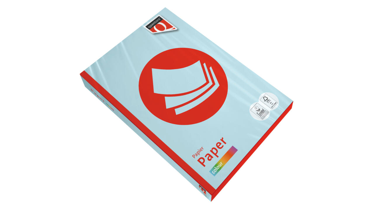 Kopieerpapier Quantore Colour A4 160gr lichtblauw 250 vel