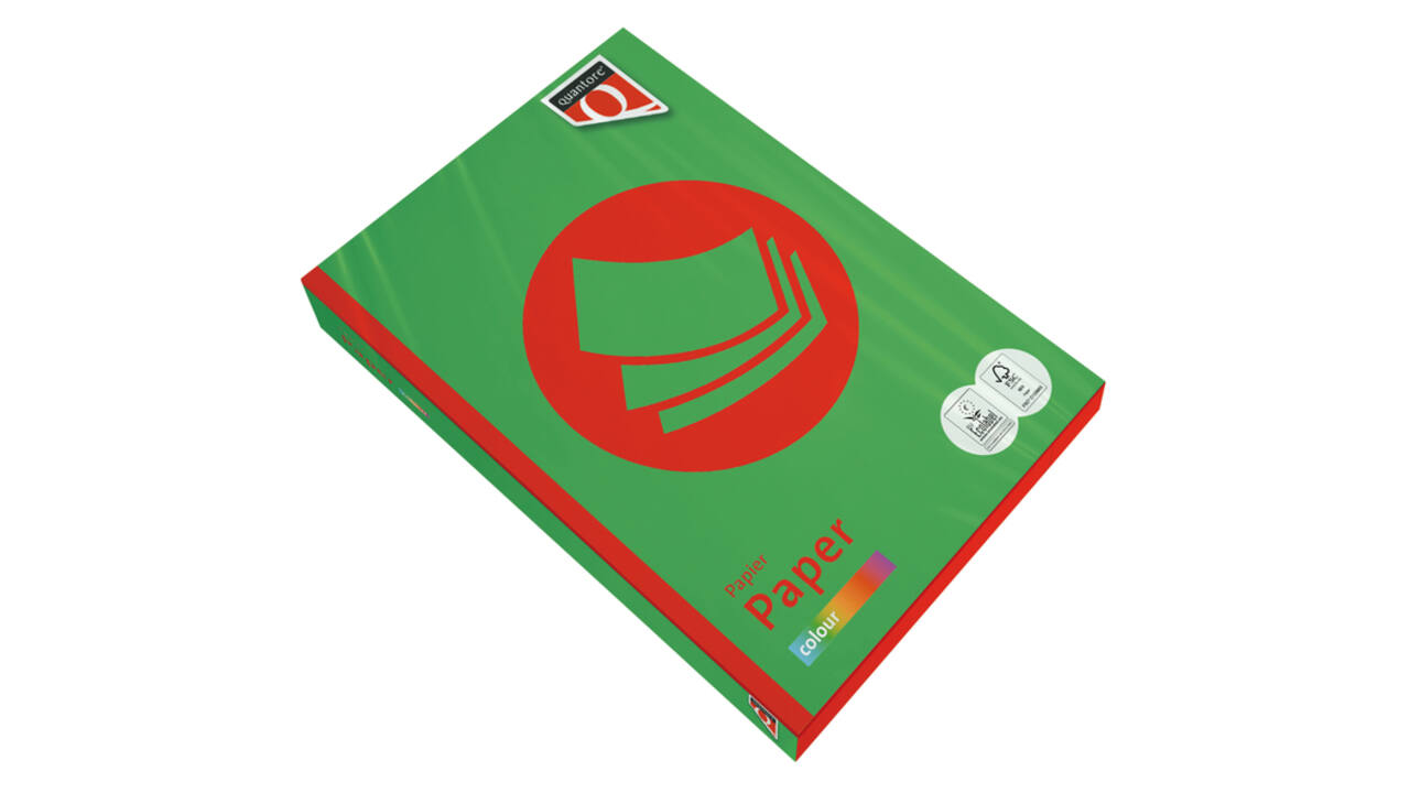 Kopieerpapier Quantore Colour A4 160gr grasgroen 250 vel