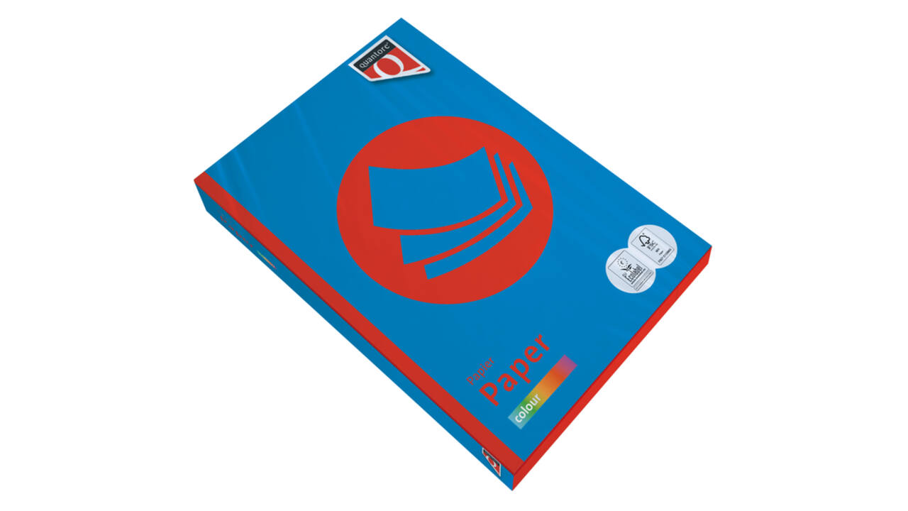Kopieerpapier Quantore Colour A4 120gr diepblauw 250 vel