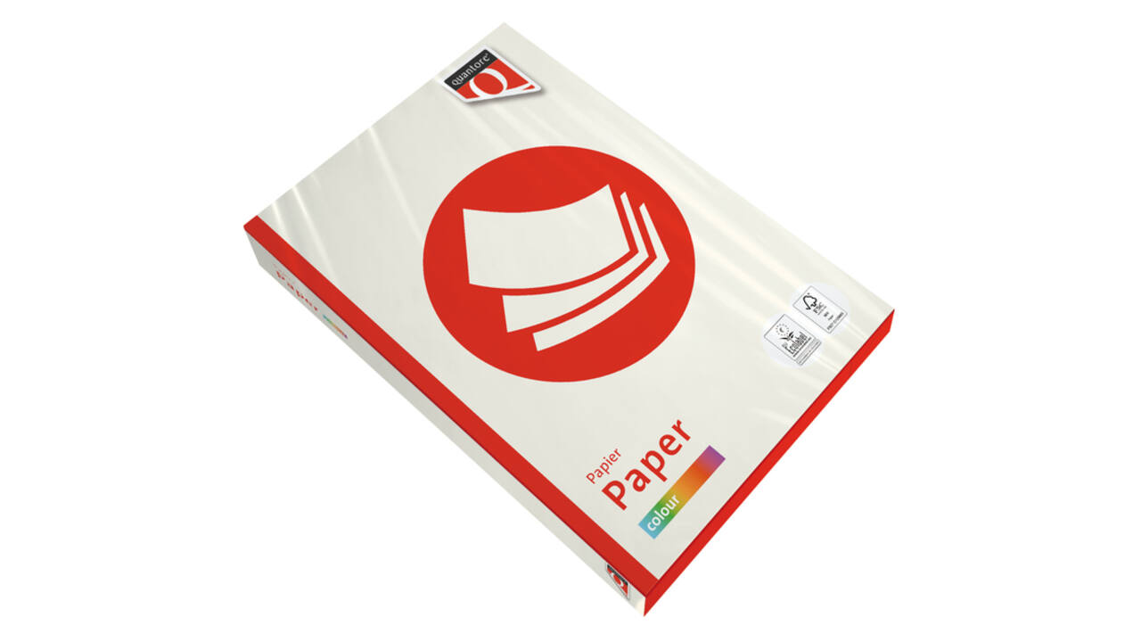 Kopieerpapier Quantore Colour A4 120gr roomwit 250 vel