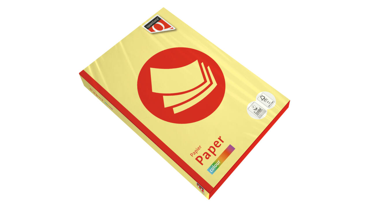 Kopieerpapier Quantore Colour A4 120gr geel 250 vel