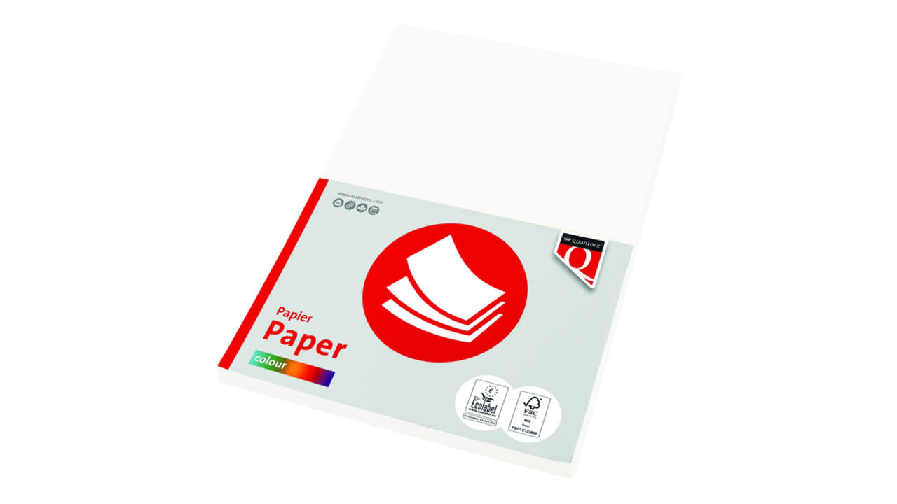 Kopieerpapier Quantore Colour A4 120gr wit 100vel