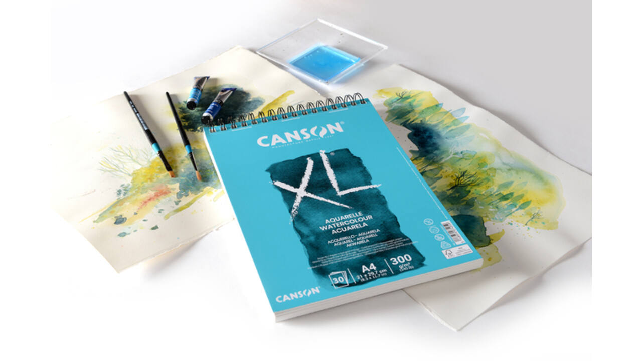 Aquarelpapier Canson XL 30vel 300gr A3 wit