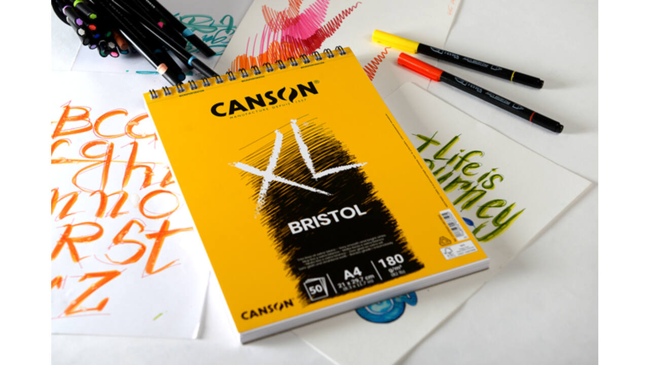 Bristolpapier Canson XL Bristol 50vel 180gr A4 extra wit
