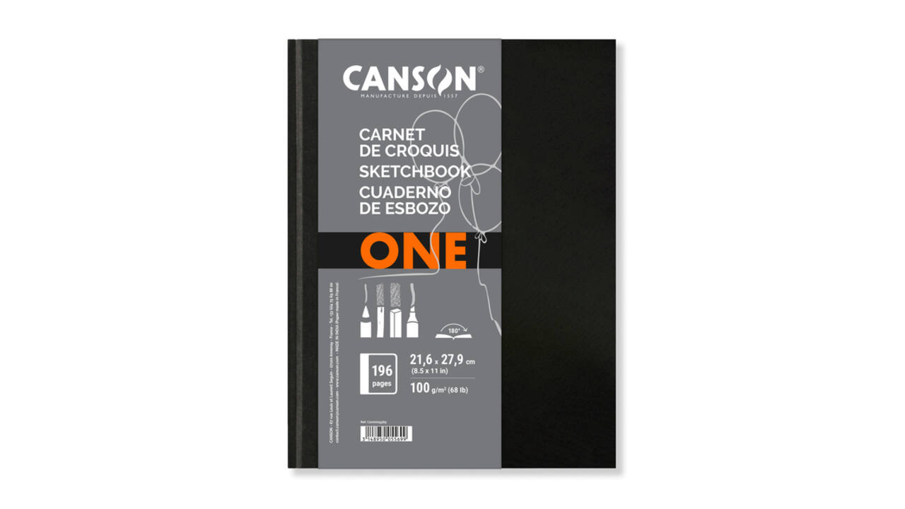 Schetsboek Canson Art Book One hardcover 98vel 100gr 216x279mm wit