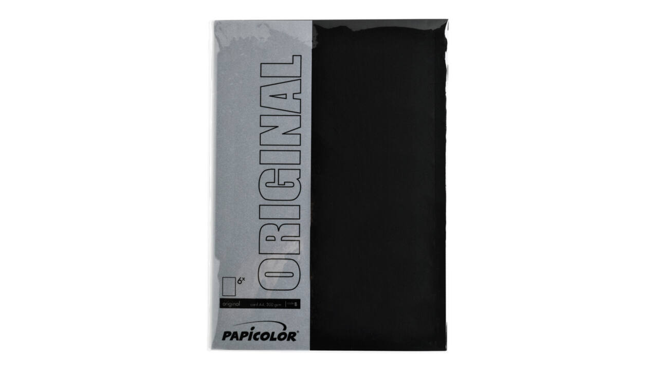 Kopieerpapier Papicolor A4 100gr 12 vel ravenzwart