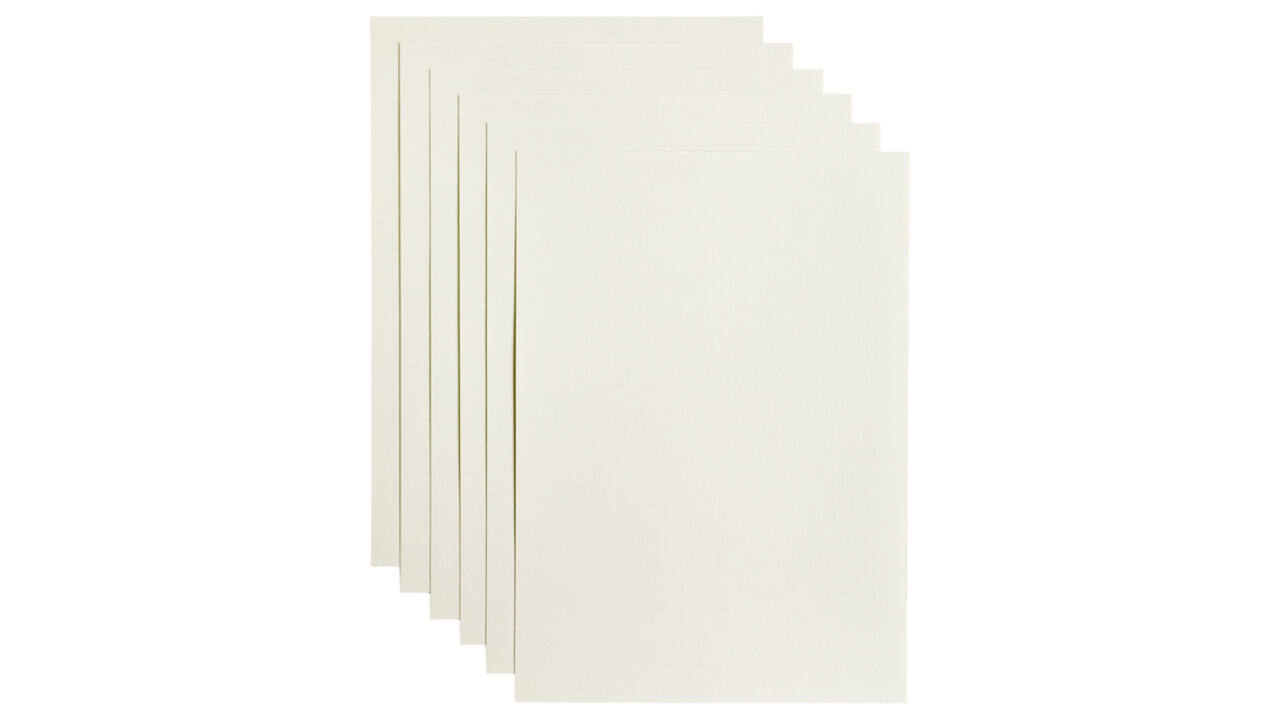 Kopieerpapier Papicolor A4 200gr 6 vel anjerwit