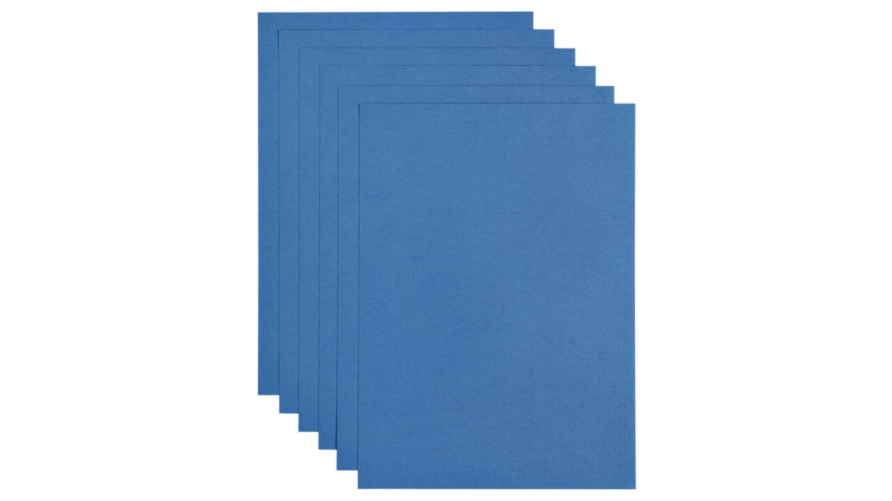 Kopieerpapier Papicolor A4 100gr 12 vel donkerblauw