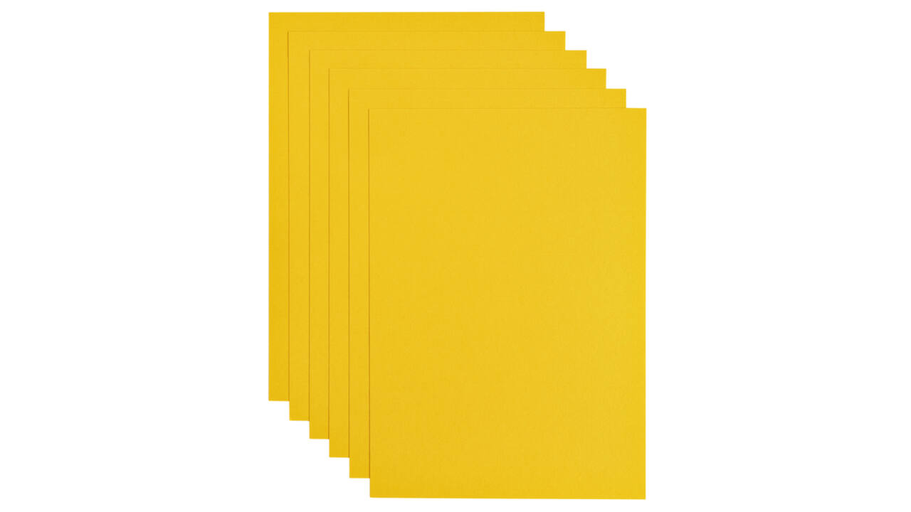 Kopieerpapier Papicolor A4 200gr 6 vel dottergeel
