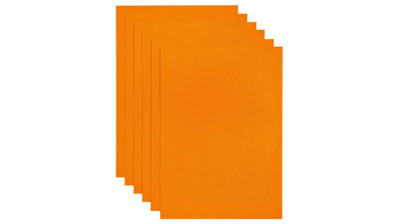 Kopieerpapier Papicolor A4 100gr 12 vel oranje