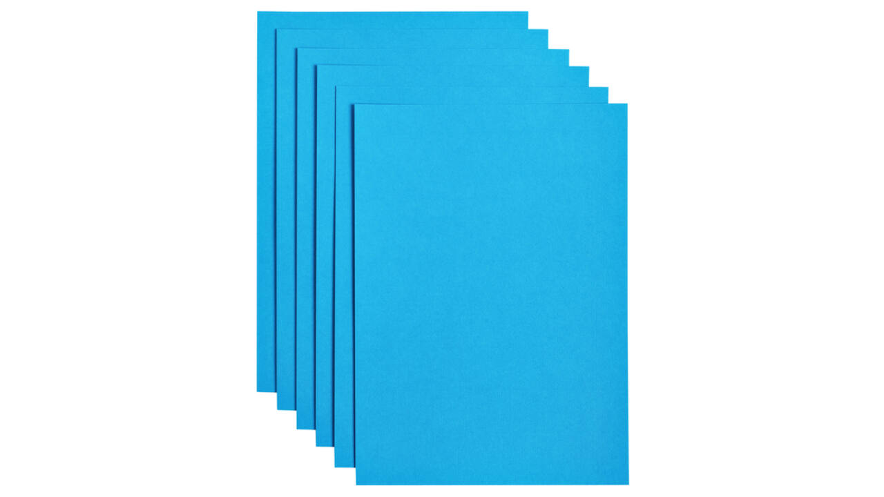 Kopieerpapier Papicolor A4 100gr 12 vel hemelsblauw