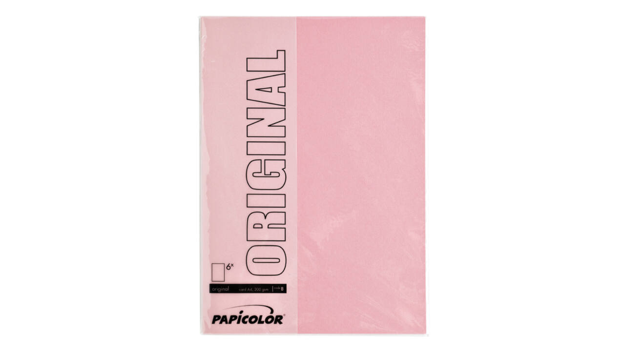 Kopieerpapier Papicolor A4 100gr 12 vel babyroze