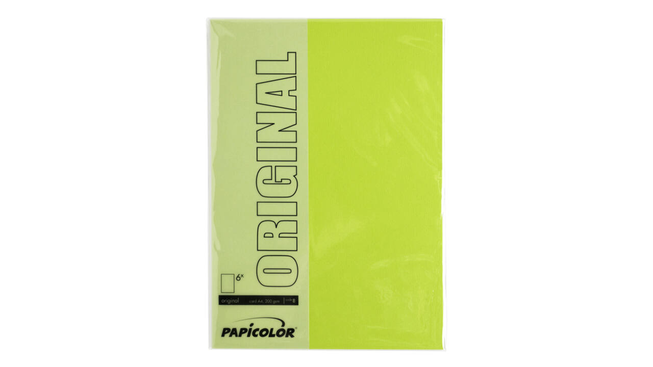 Kopieerpapier Papicolor A4 100gr 12 vel appelgroen