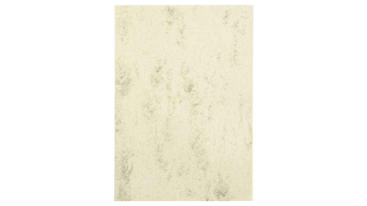 Kopieerpapier Papicolor A4 200gr 6 vel marble ivoor