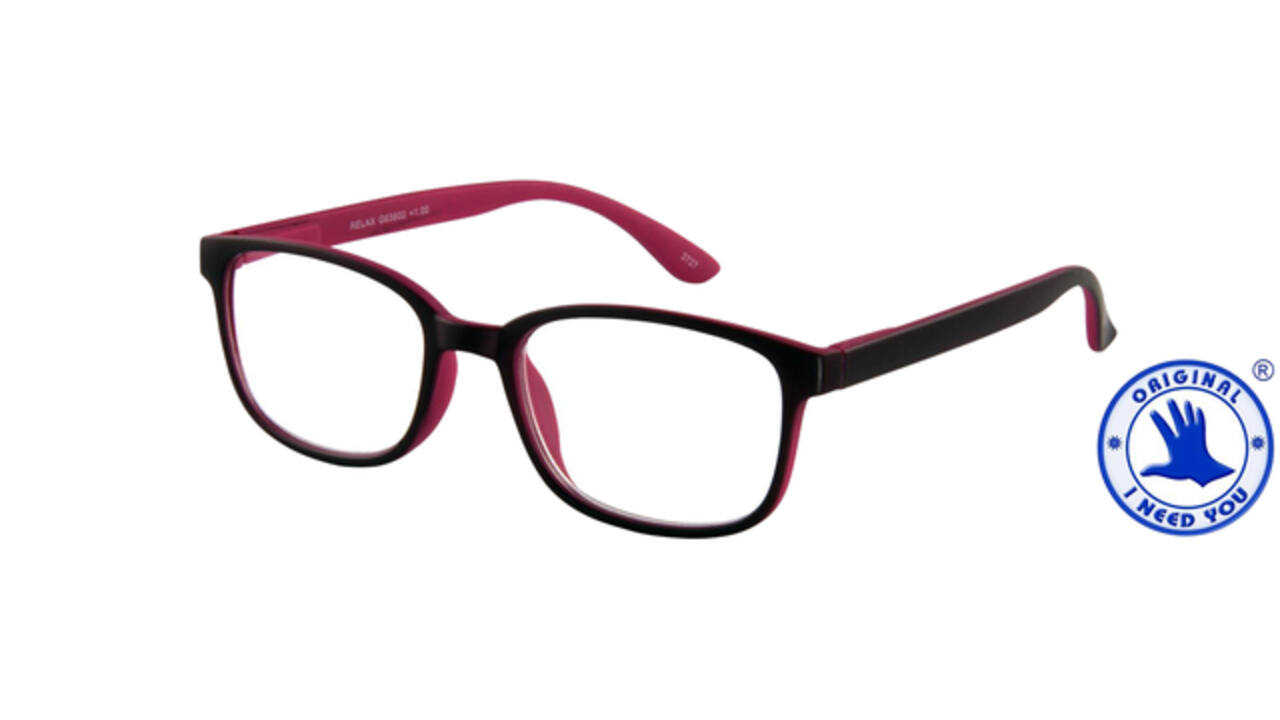 Leesbril I Need You +2.00 dpt Relax rood-roze