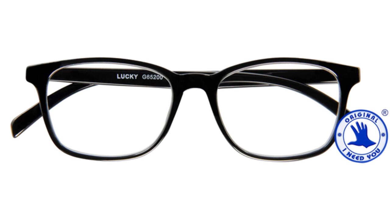 Leesbril I Need You +3.00 dpt Lucky zwart