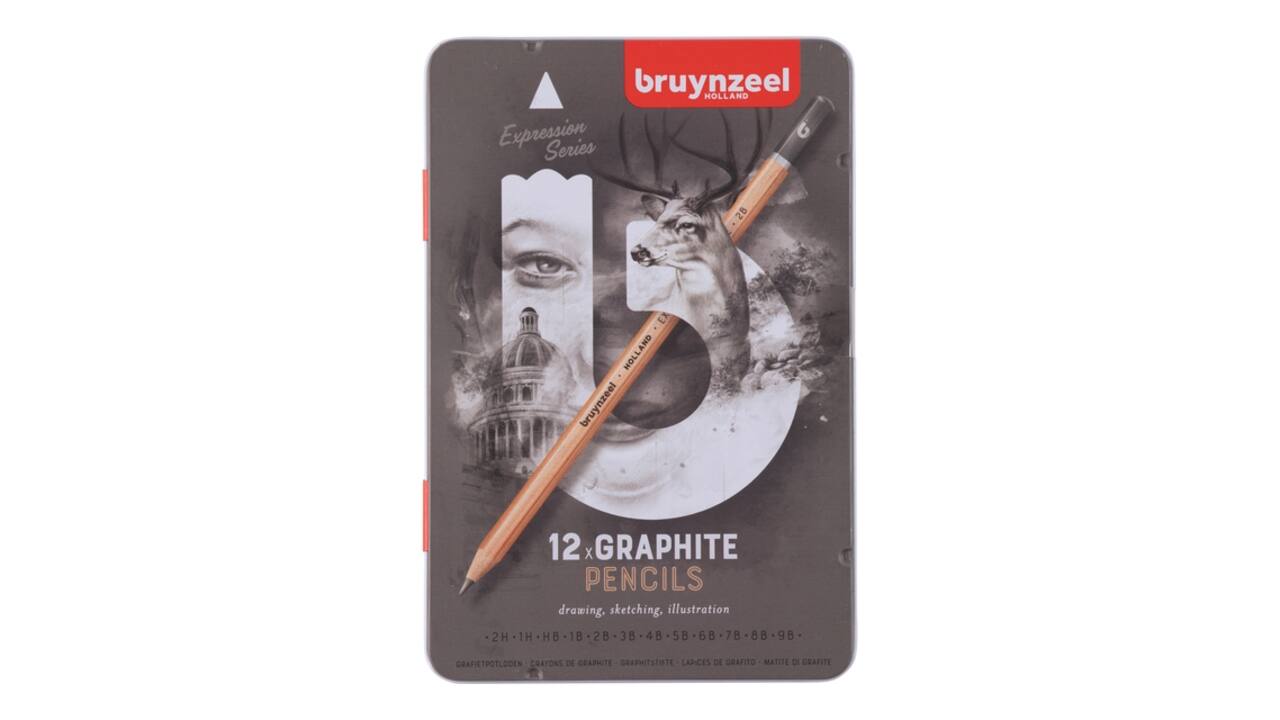 Potlood Bruynzeel Expression blik à 12 hardheden