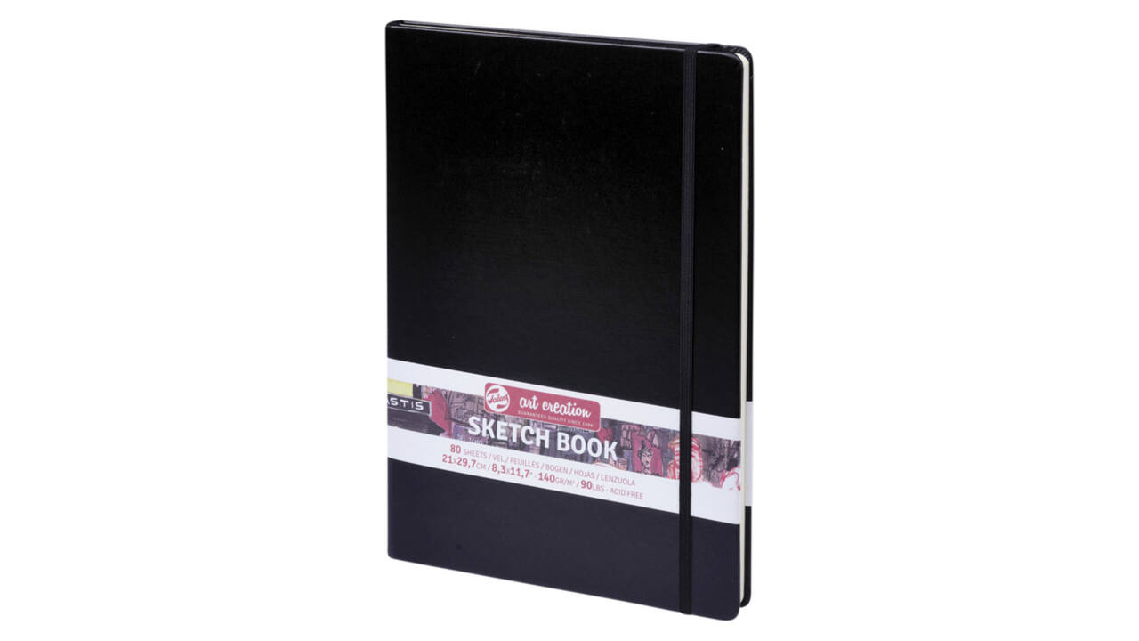 Schetsboek Talens Art Creation zwart 21x30cm 140gr 80vel
