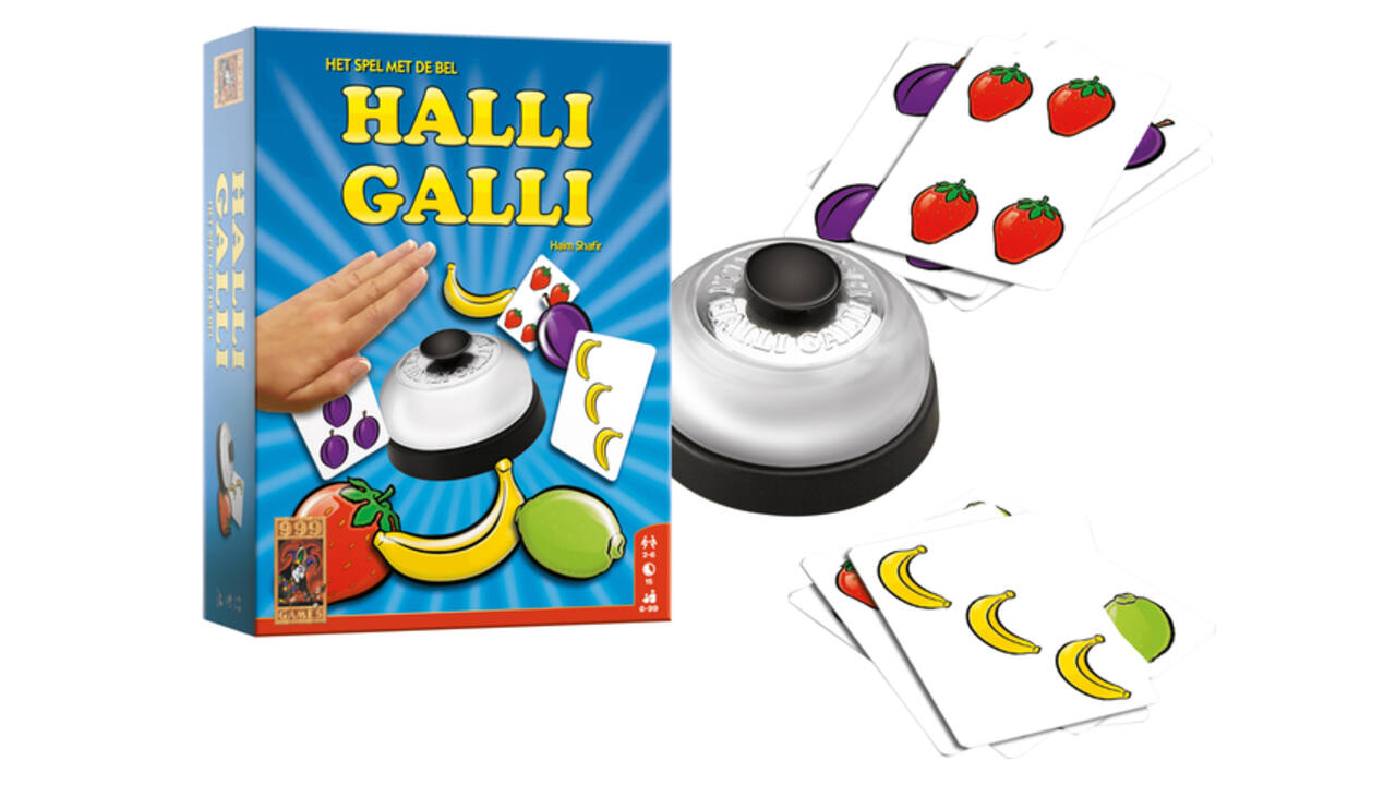 Kaartspel Halli Galli - Het spel met de bel