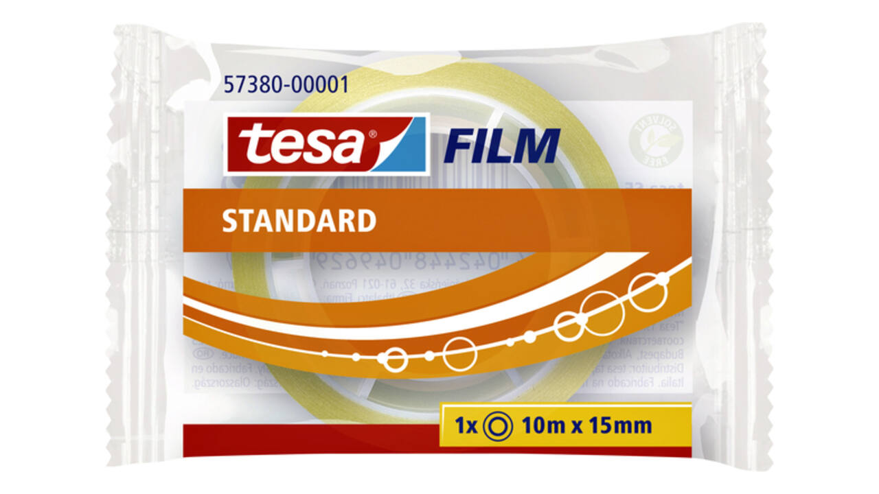 Plakband tesafilm® Standaard 10mx15mm transparant