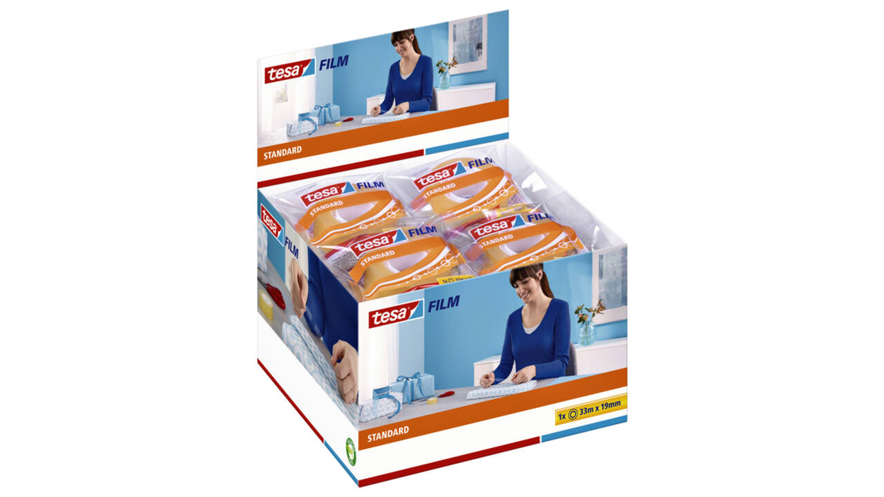 Plakband tesafilm® Standaard 33mx19mm transparant