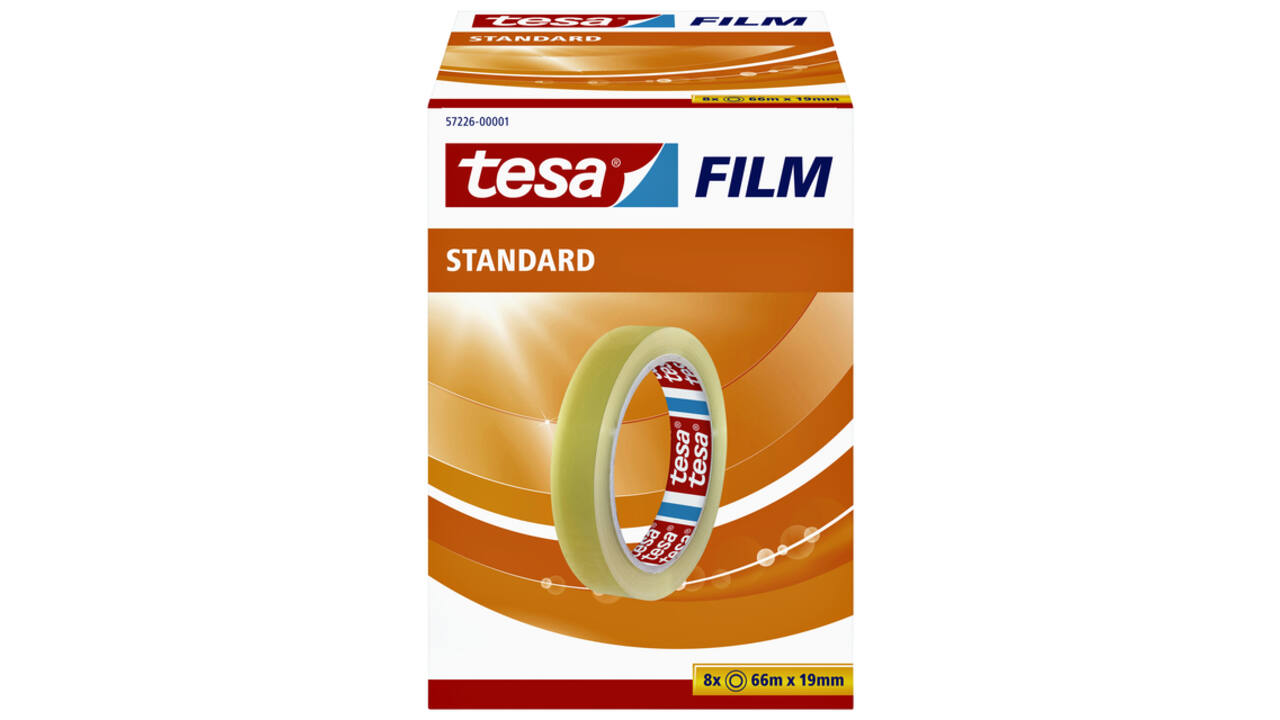 Plakband tesafilm® Standaard 66mx19mm transparant