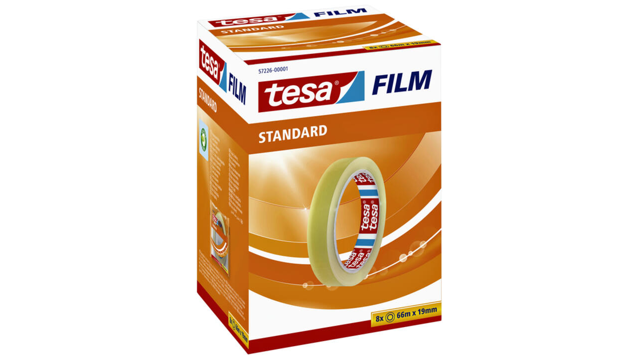 Plakband tesafilm® Standaard 66mx19mm transparant