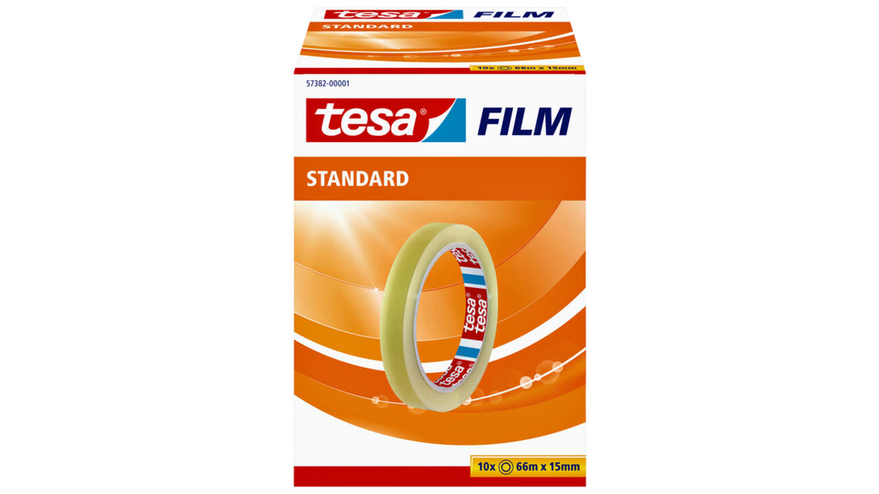 Plakband tesafilm® Standaard 66mx15mm transparant