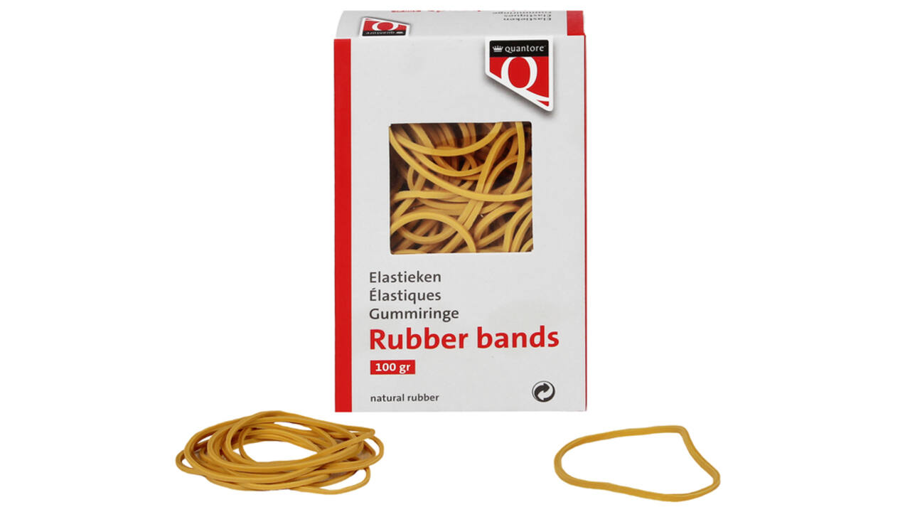 Elastiek Quantore 22 100x1,5x1mm 100gram