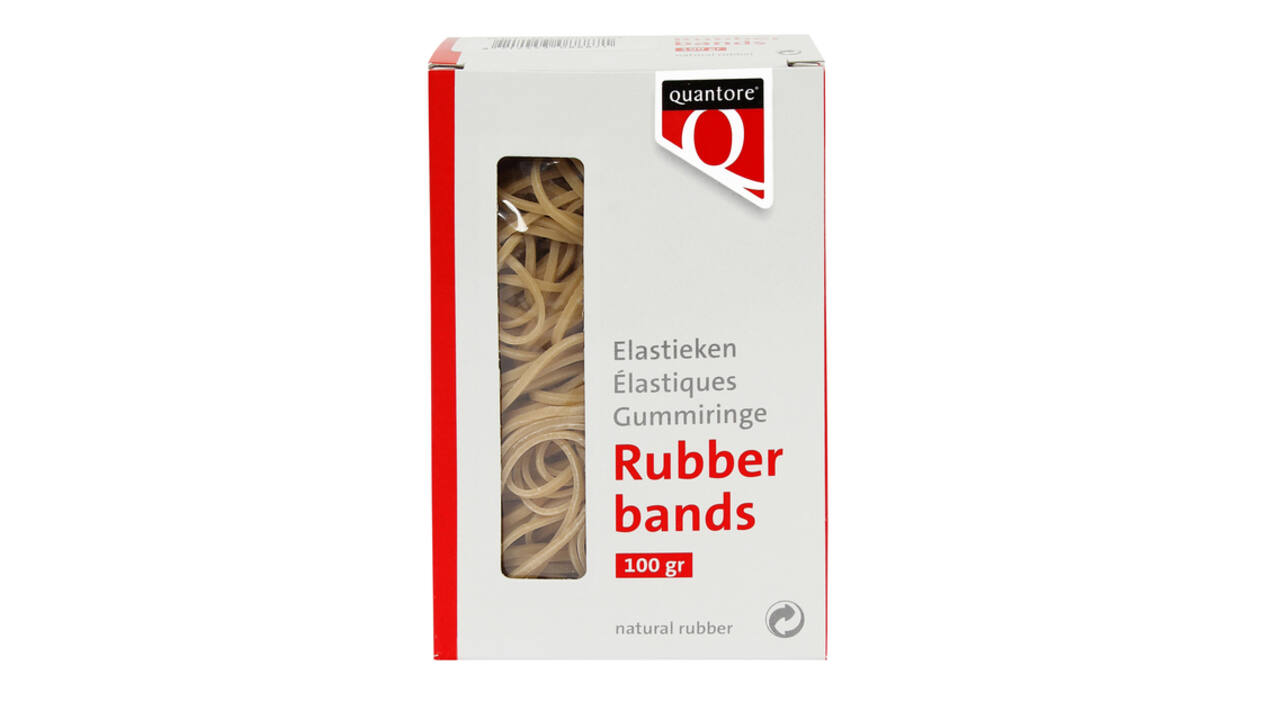Elastiek Quantore 18 80x1,5x1mm 100gram