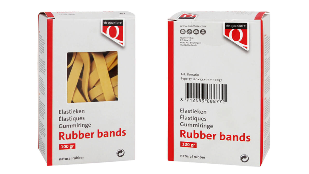 Elastiek Quantore 77 120x7.5x1mm 100gram