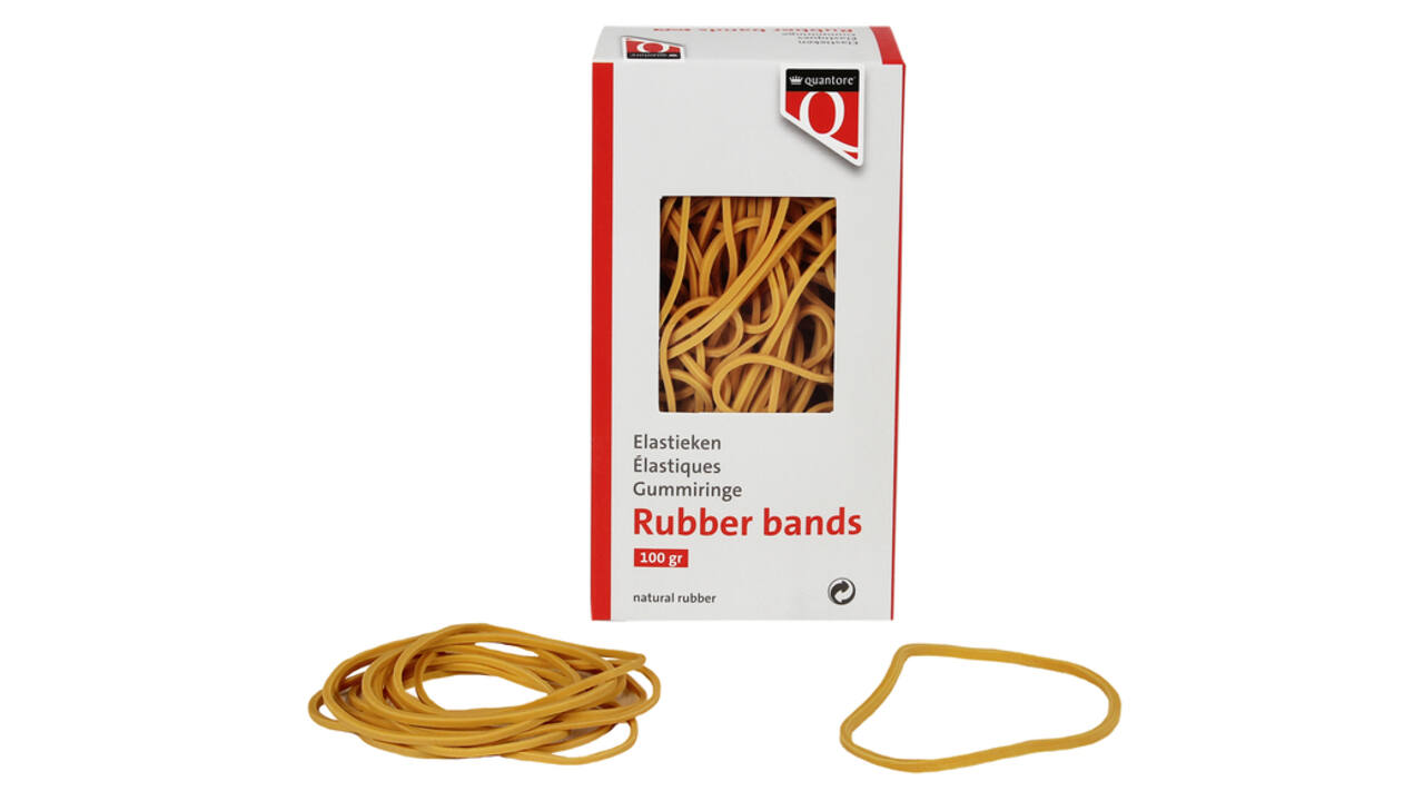 Elastiek Quantore 24 150x1,5x1mm 100gram
