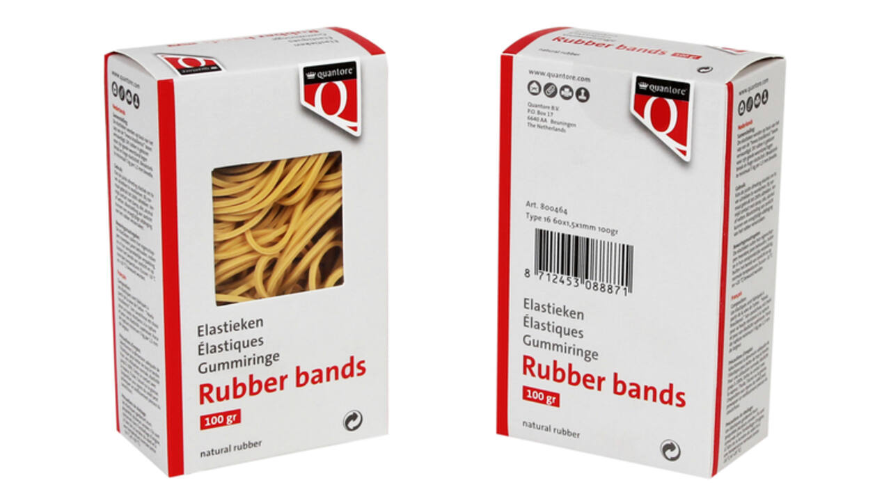 Elastiek Quantore 16 60x1.5x1mm 100gram