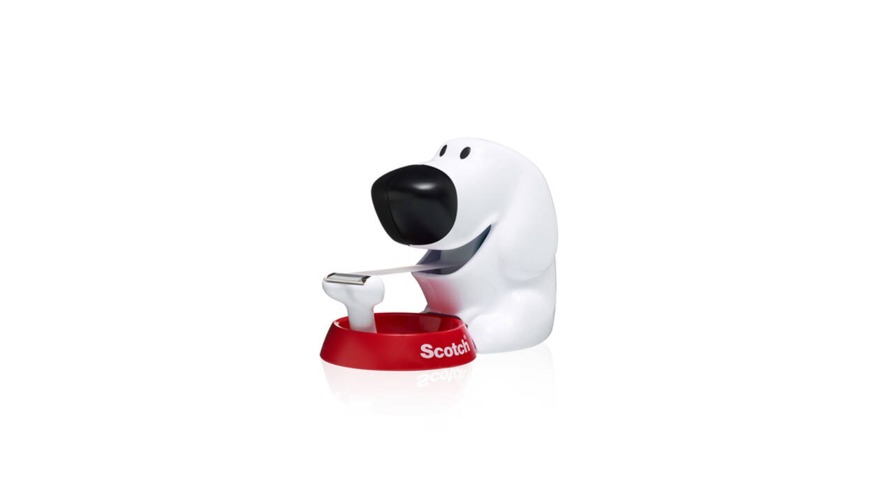 Plakbandhouder Scotch C31 hond + 1rol 19mmx7.5m