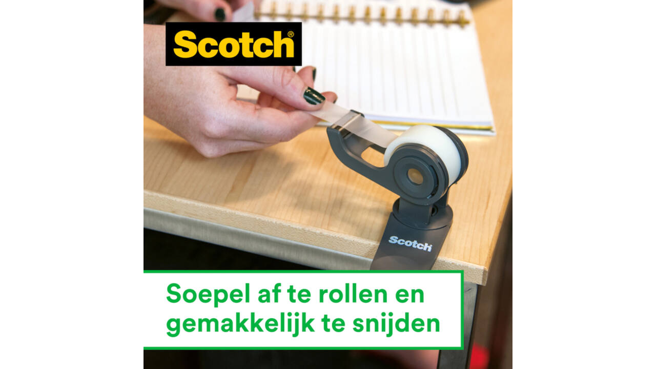 Plakband Scotch Magic 810 19mmx33m onzichtbaar mat