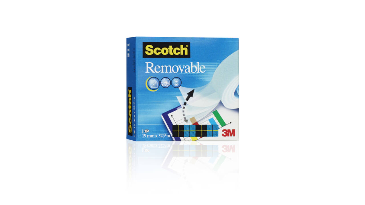 Plakband Scotch Magic 811 19mmx33m onzichtbaar verwijderbaar mat