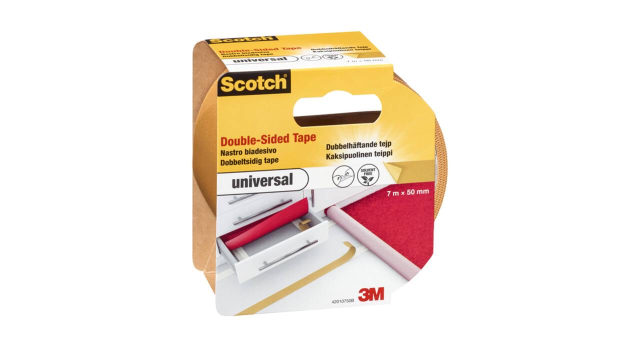 Plakband Scotch universeel dubbelzijdige 50mmx7m