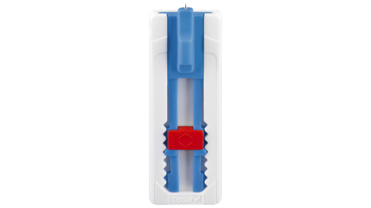 Klevende spijker tesa® canvas- tegels en metaal 2kg wit 2 stuks