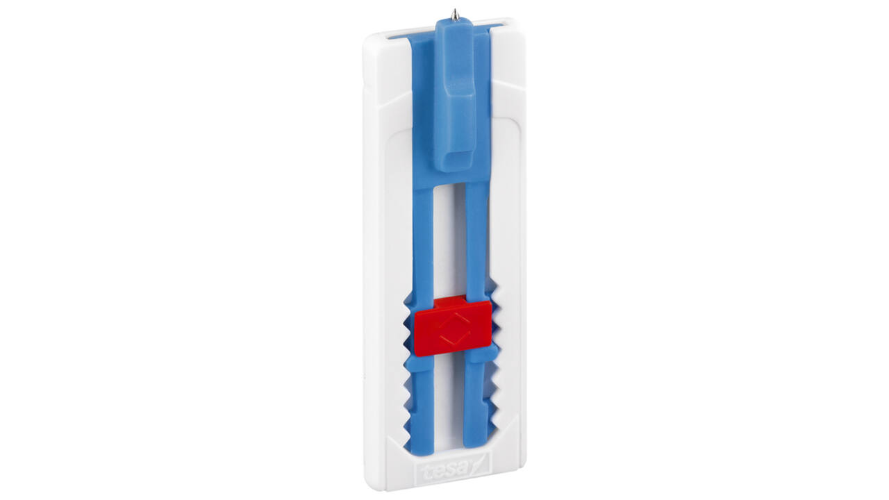 Klevende spijker tesa® canvas- tegels en metaal 2kg wit 2 stuks