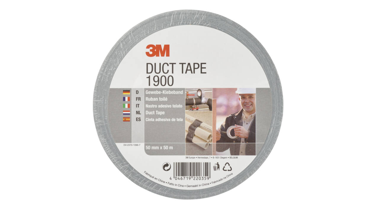 Duct tape 3M 1900 50mmx50m zilver