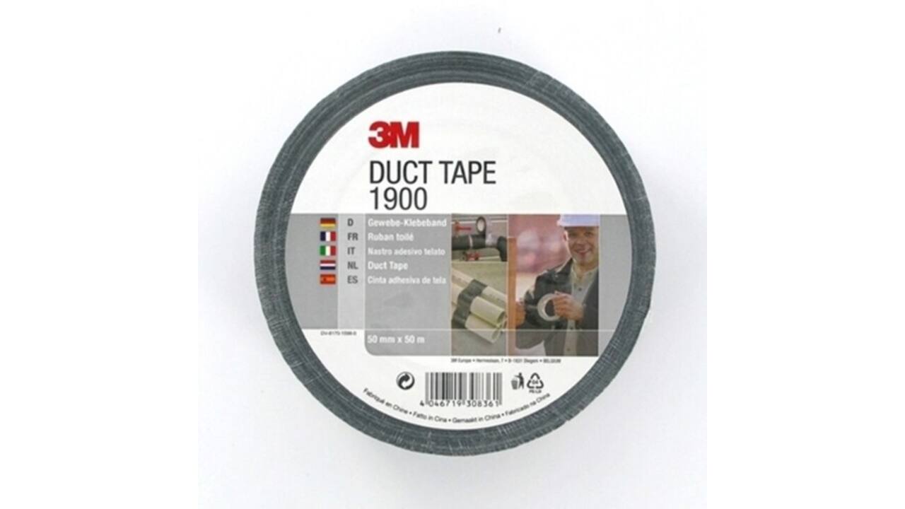 Duct tape 3M Economy  1900 50mmx50m zwart