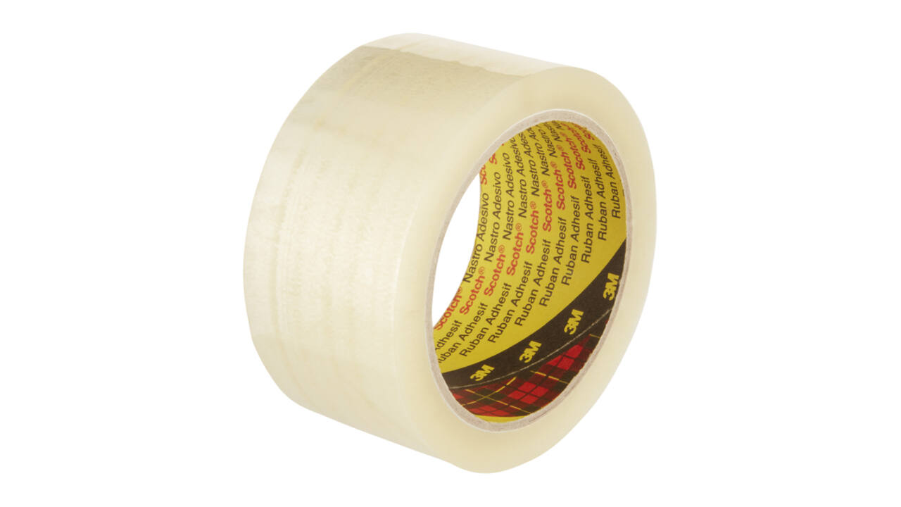 Verpakkingstape Scotch 371 50mmx66m transparant PP 6 rollen